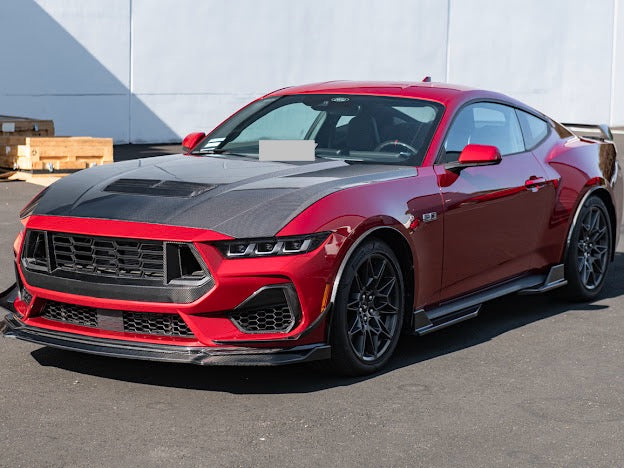 2024-Up Mustang GT S650 | CARBON FIBER Front Side Grille Insert Replacement Pair